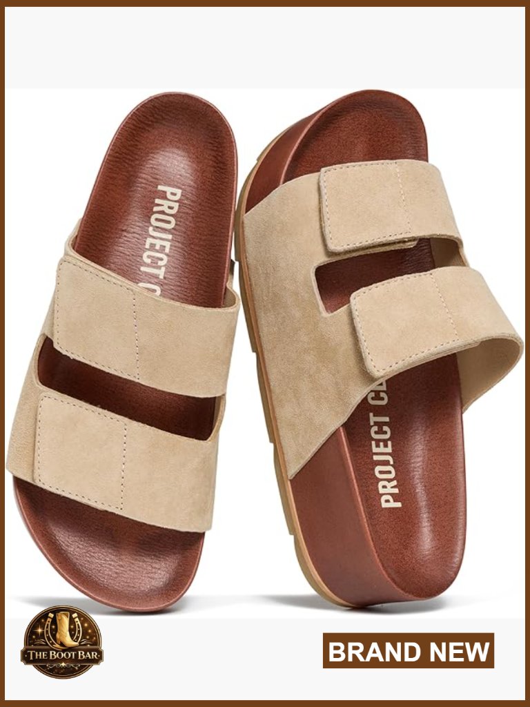 Genuine Leather Platform Wedge Sandals Women Non-Slip Lightweight